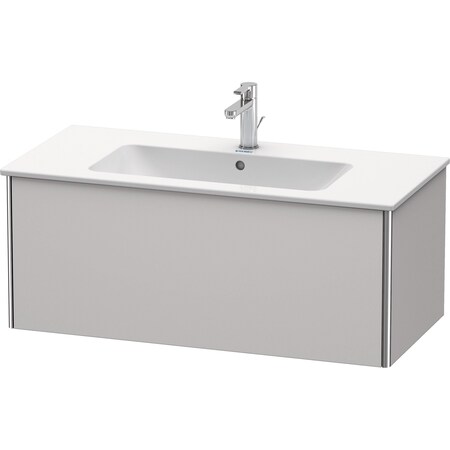 Duravit Xsquare Wall-Mounted Vanity Unit Nordic White Satin Matt XS407303939